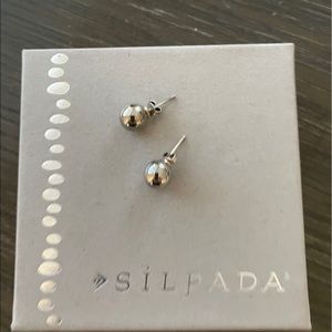 Silpada Sterling Silver Ball Earrings